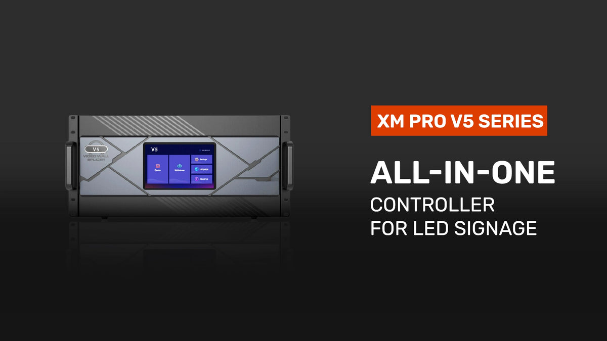 Xtreme Media XM Pro V5 Professional LED Video Wall Controller - front view
