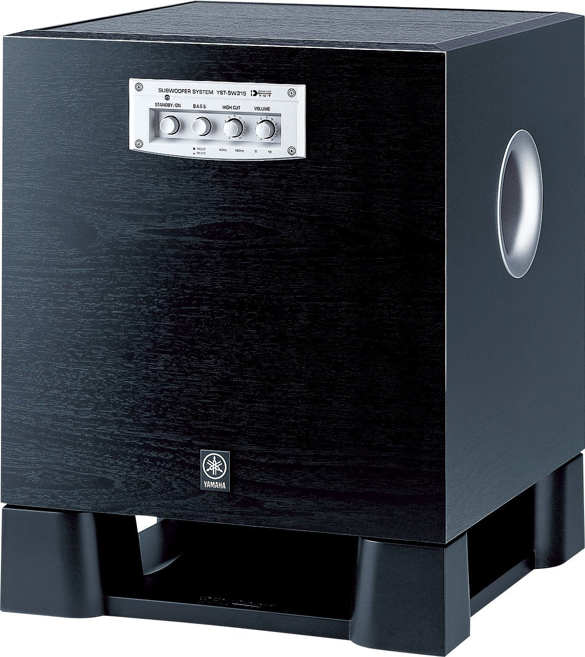 Yamaha YST-SW315 Advanced YST Powered Subwoofer with QD-Bass - front view