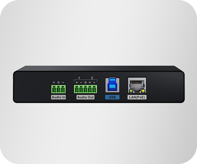 Yealink AVBridge Compact Audio Box and A/V Signal Extender - product view 2