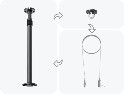 Yealink CM-MountKIT Mount Kit for CM20 Ceiling Microphone - product view 3