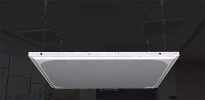 Yealink CM50 Dante beamforming ceiling microphone - in-room view