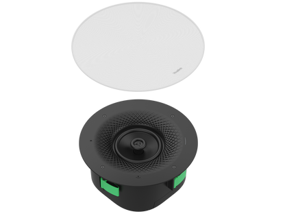 Yealink CS10-D Dante ceiling loudspeaker - angled view