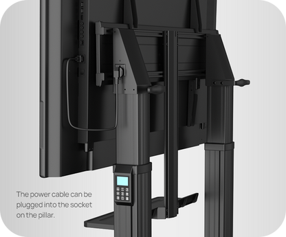 Yealink MB-FS-Lift Motorized Floor Stand for Yealink Displays - product view 2