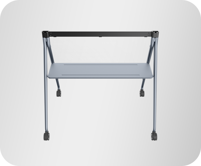 Yealink MB-FS-P650T Floor Stand with Tray for MeetingBoard 65 Pro - product view 2