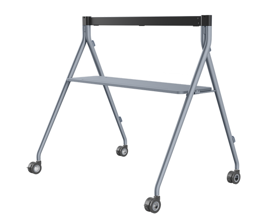 Yealink MB-FS-P650T Floor Stand with Tray for MeetingBoard 65 Pro - front view