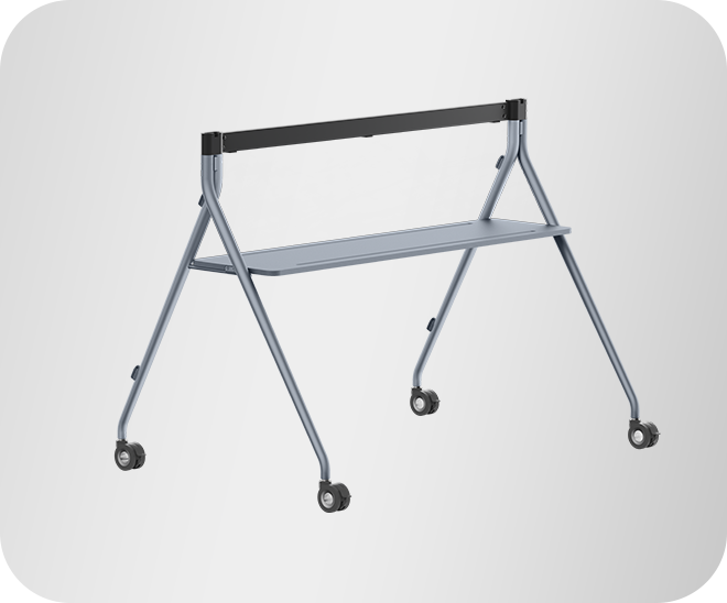 Yealink MB-FS-P750T Floor Stand with Tray for MeetingBoard 75 Pro - product view 2