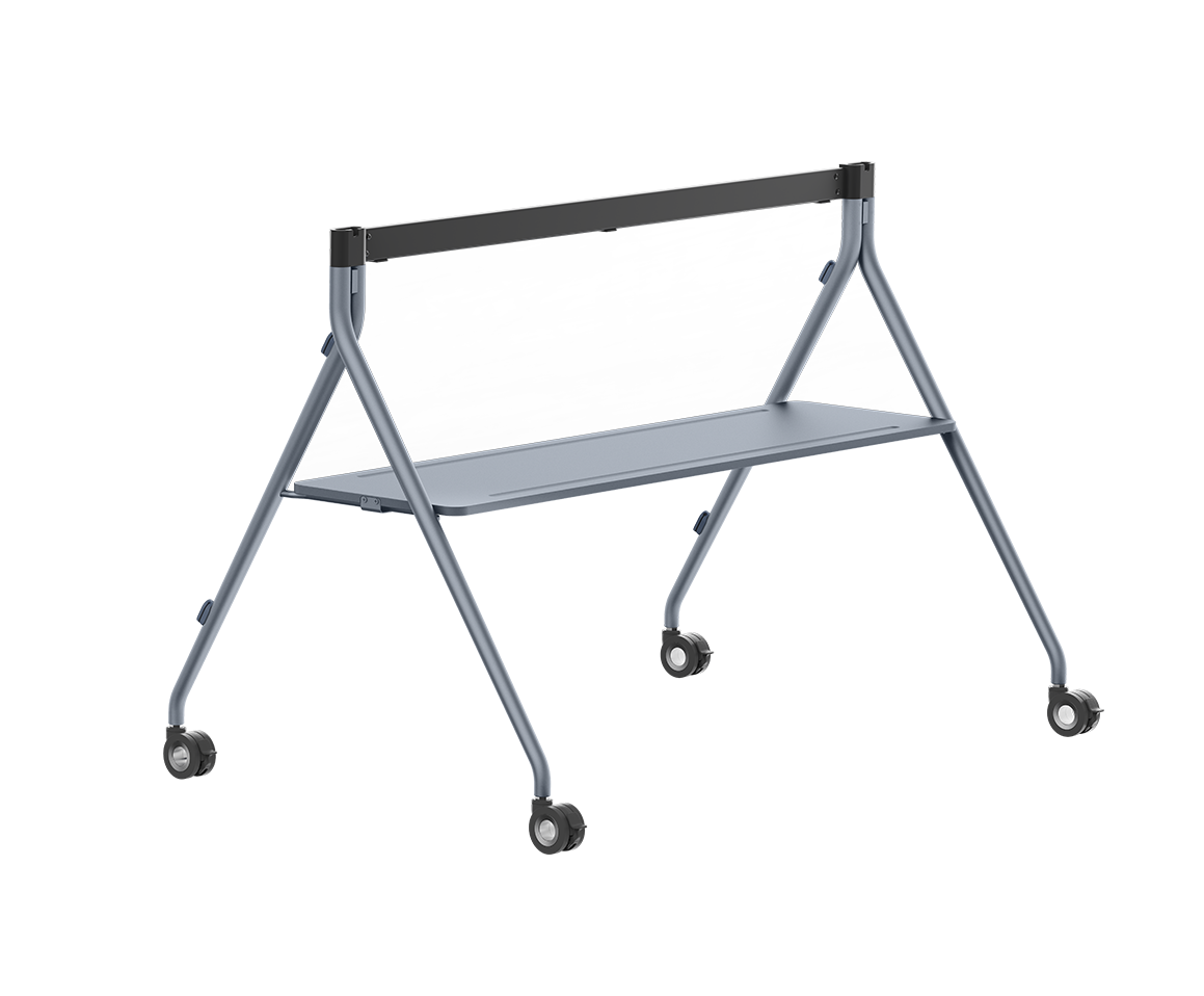 Yealink MB-FS-P860T Floor Stand with Tray for MeetingBoard 86 Pro - front view