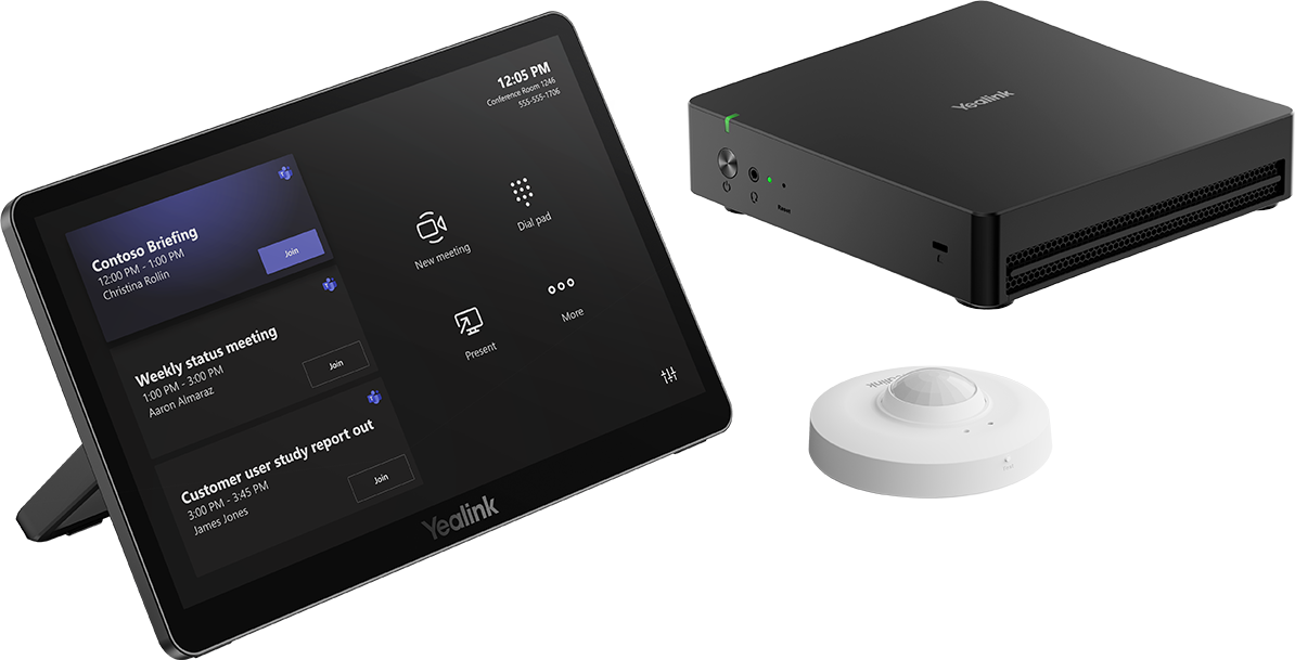 Yealink MCore Kit Conferencing AI PC with Touch Controller - front view