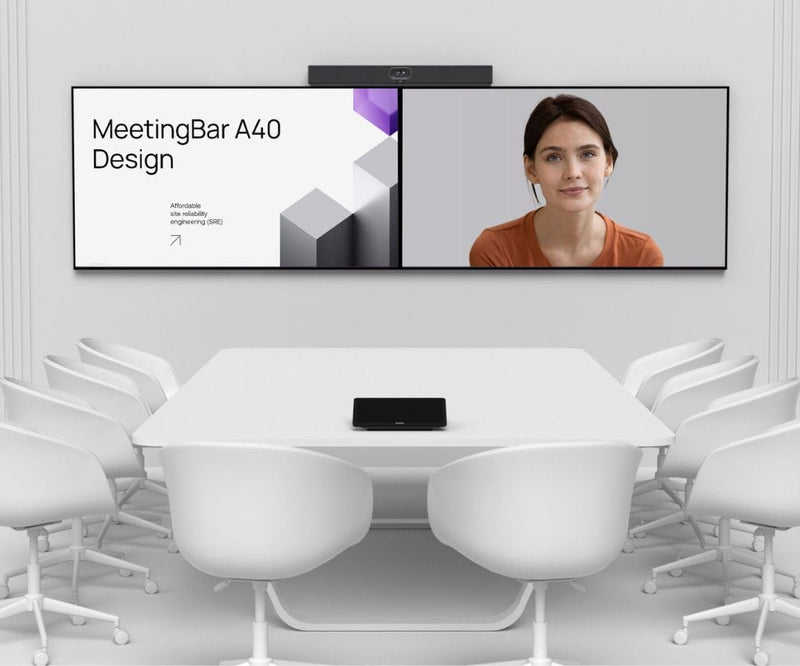 Yealink MeetingBar A40 video collaboration bar - in-room view