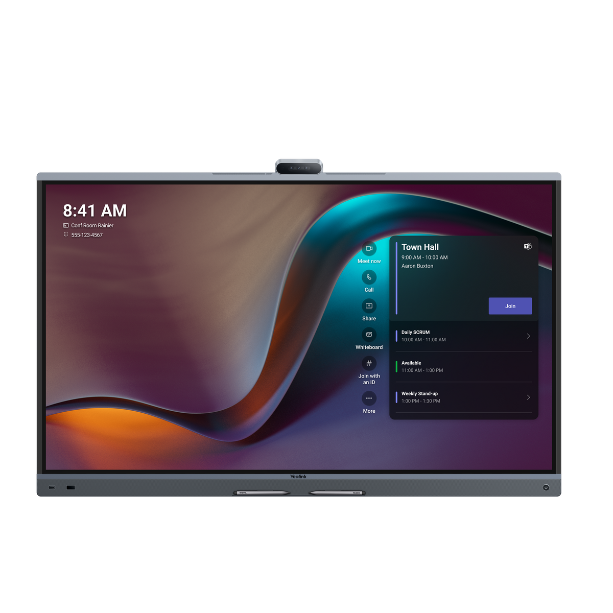 Yealink MeetingBoard 65 Pro all-in-one meeting board - front view (1 of 2)