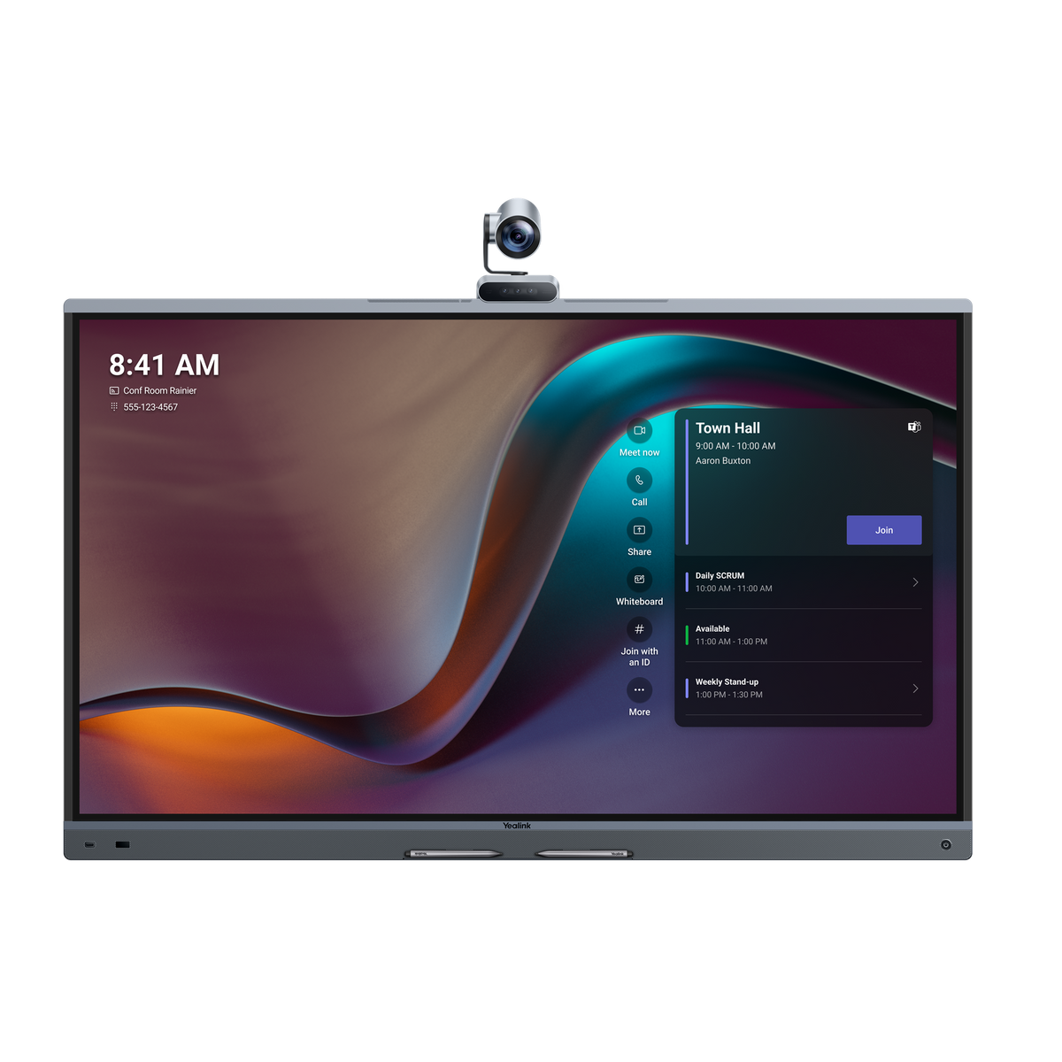 Yealink MeetingBoard 65 Pro all-in-one meeting board - front view (2 of 2)
