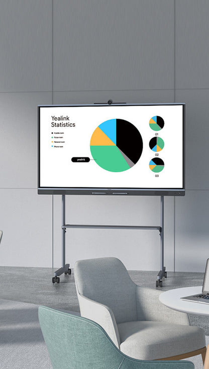 Yealink MeetingBoard 75C Google Play Interactive Whiteboard, 75 Inch - product view 2