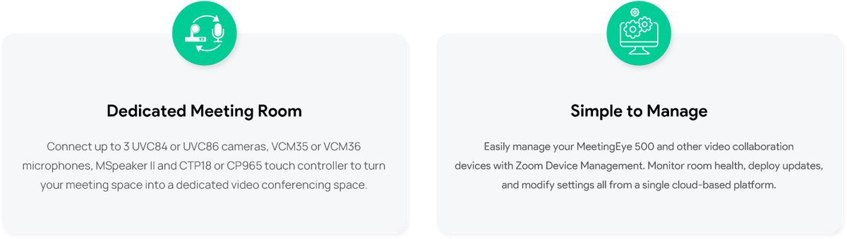 Yealink MeetingEye 500 Mini-PC for Multi-Camera Zoom Rooms System - product view 5