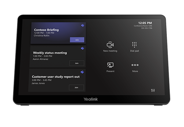 Yealink MTouch Plus 11.6 Inch 1080P Touch Panel for MVC Systems - front view
