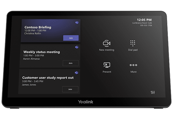 Yealink MTouch Plus-EXT Extension Screen for MTouch Plus - front view