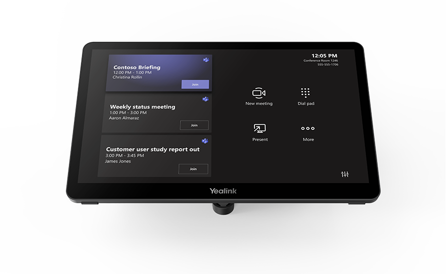 Yealink MTouch Plus-MB Universal Touch Console for MeetingBoard - front view