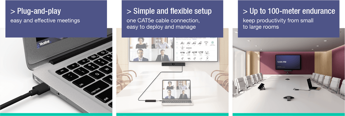 Yealink MVC-BYOD-Extender USB BYOD Box for MVC Systems - product view 3