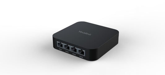 Yealink RCH40 E2 PoE+ room cable hub - front view