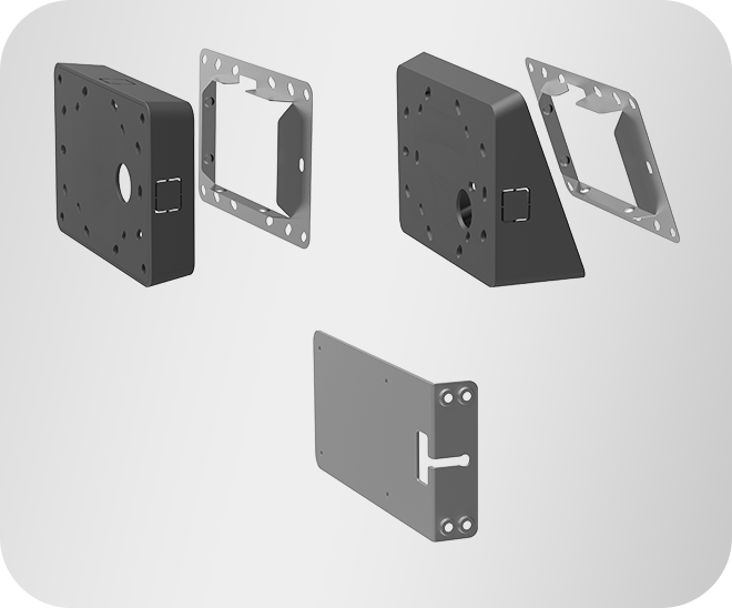 Yealink RoomPanel Mount Kits Mount Kits for RoomPanel - front view
