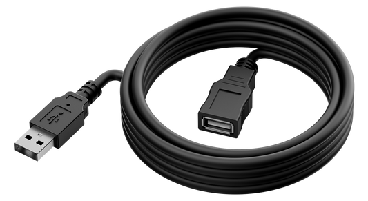 Yealink USB2-EXT-5M 5m USB 2.0 Extension Cable - front view