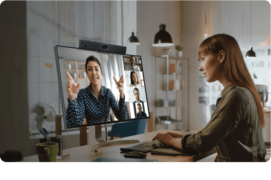 Yealink UVC34 All-in-One USB Video Bar for Small and Huddle Rooms - product view 3