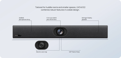 Yealink UVC40 E2 All-in-One Intelligent USB Video Bar - product view 2