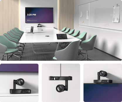 Yealink UVC86 4K Dual-Eye Intelligent Tracking Camera - front view