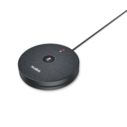 Yealink VCM36-W wireless conferencing microphone - angled view (2 of 2)